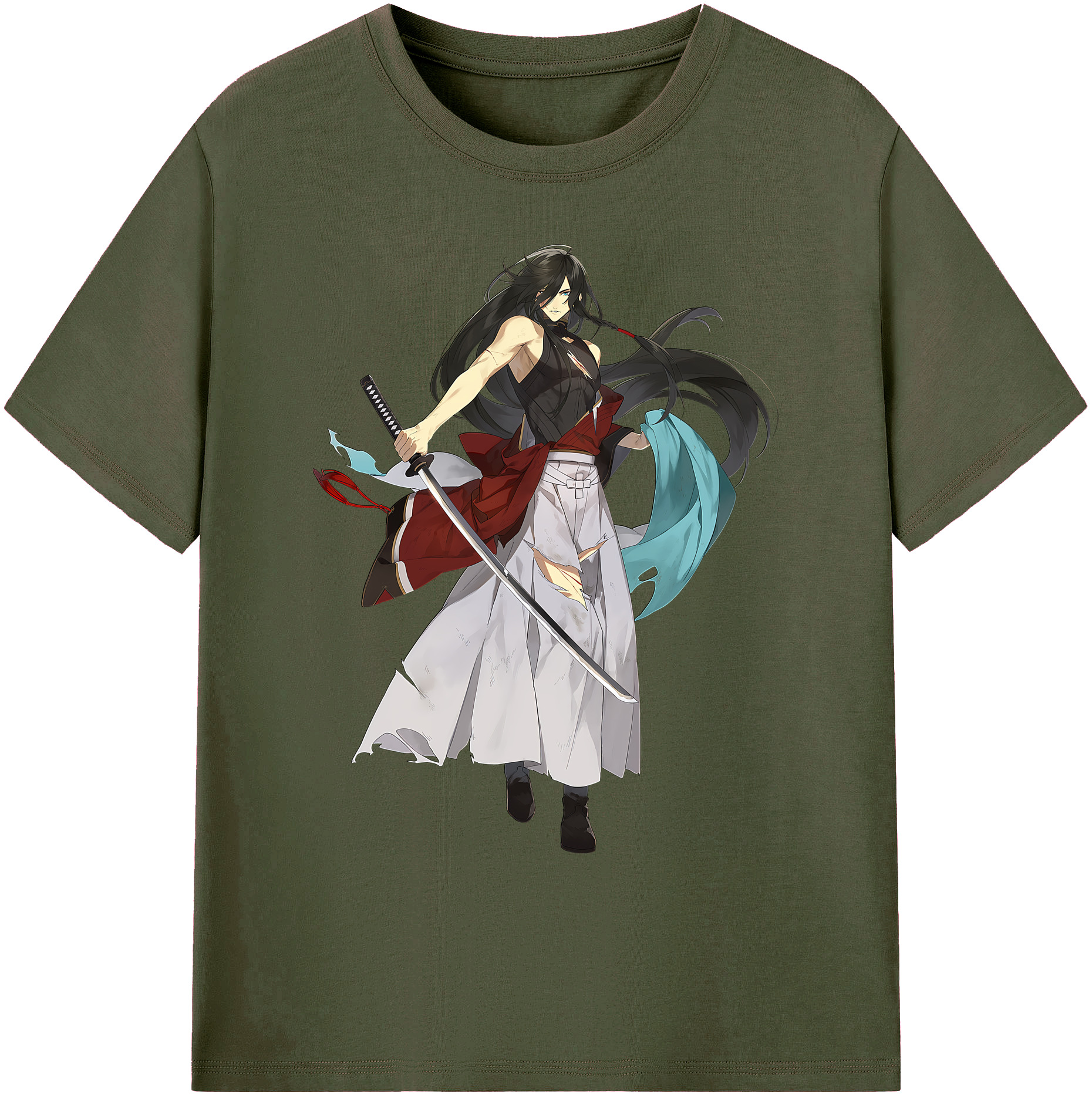 （画像用） 刀剣乱舞 Touken Ranbu 綿100％ メンズ半袖Tシャツ｜肌触りやわらか＆通気性